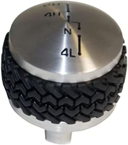 DV8 Offroad 4WD Shift Knob fits 1987-1995 Jeep Wrangler YJ | Billet Aluminum Construction | Rubber Tread Grip in Saudi Arabia