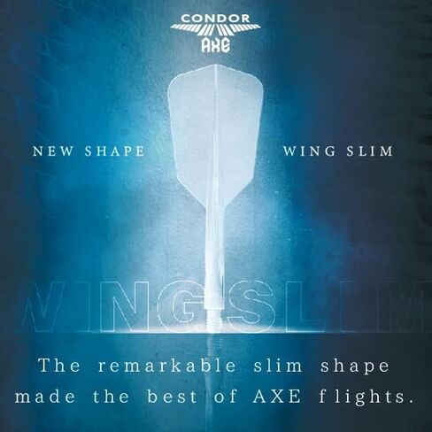 كوندور AX WING SLIM L White Axe Wing Slim Darts Flight Long in Saudi Arabia