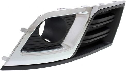 KarParts360 For Chevy Traverse 2014-2017 Fog Light Bezel Passenger Side LT | Black w/Chrome | Replacement For GM1039148 | 20988620 in Saudi Arabia