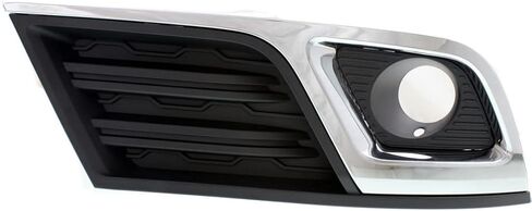 KarParts360 لسيارة تشيفي ترافيرس 2014-2017 إطار ضوء الضباب جانب الركاب LT | أسود مع كروم | بديل لـ GM1039148 | 20988620 in Kuwait