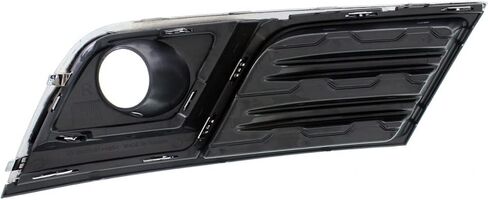 KarParts360 لسيارة تشيفي ترافيرس 2014-2017 إطار ضوء الضباب جانب الركاب LT | أسود مع كروم | بديل لـ GM1039148 | 20988620 in Kuwait