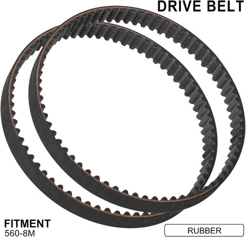 Dirt Bike Drive Belt 2Pcs Rubber Ebike Drive Belt for Sur Ron S/X Segway X160/X260 560-8M in Saudi Arabia