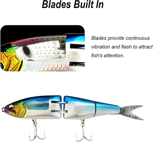 Big Swimbait, Fishing Lures for Bass, Glide Bait, 7.5 inch Big Giant Sinking Lures in Saudi Arabia
