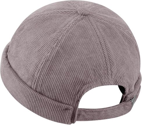 Croogo السببية Brimless دوكر كاب قابل للتعديل Skullcap بحار قبعات توالت الكفة الرجعية قبعة صغيرة صياد ليون القبعات in Saudi Arabia