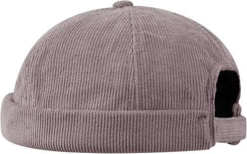 Croogo السببية Brimless دوكر كاب قابل للتعديل Skullcap بحار قبعات توالت الكفة الرجعية قبعة صغيرة صياد ليون القبعات in Saudi Arabia