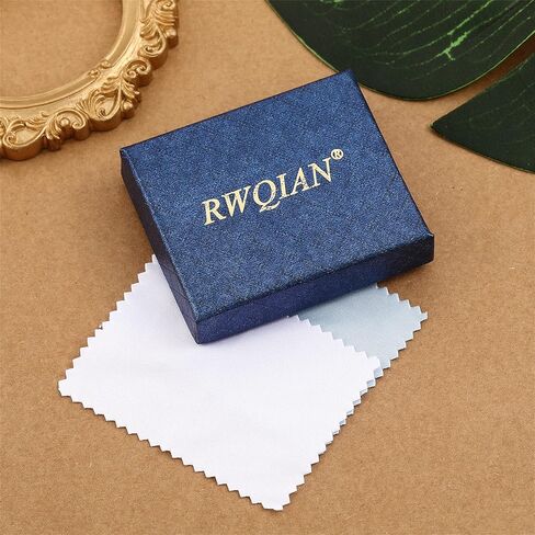 RWQIAN Women Personalized Large Letter Necklaces 18K Gold Plated Stainless Steel Initial Necklace Paperclip Chain Letter Pendant necklaces for Women Girls Jewelry Gifts in Saudi Arabia