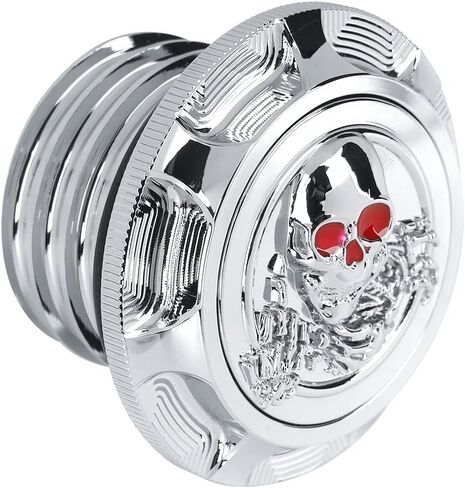 غطاء زيت خزان الوقود من الألومنيوم باستخدام الحاسب الآلي للدراجة النارية غطاء غاز الوقود الأسود متوافق مع Harley Dyna Sportster XL 883 1200 X48 in Kuwait