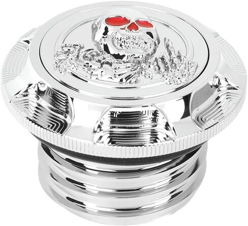 غطاء زيت خزان الوقود من الألومنيوم باستخدام الحاسب الآلي للدراجة النارية غطاء غاز الوقود الأسود متوافق مع Harley Dyna Sportster XL 883 1200 X48 in Kuwait