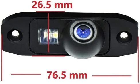 Vehicle Rear-View Backup Camera Car Parking Reverse Waterproof Cameras for Volvo S80 S80L S90 S40 S40L S60 S60L C30 C70 V60 XC90 XC60 XC70 V40R (Style1 - One Screw Hole) in Saudi Arabia