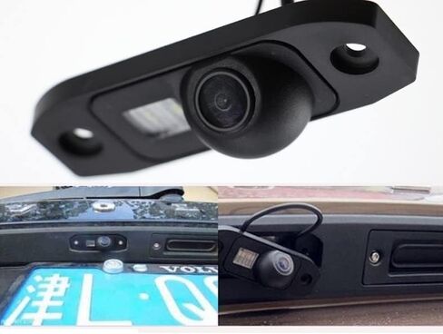 Vehicle Rear-View Backup Camera Car Parking Reverse Waterproof Cameras for Volvo S80 S80L S90 S40 S40L S60 S60L C30 C70 V60 XC90 XC60 XC70 V40R (Style1 - One Screw Hole) in Saudi Arabia