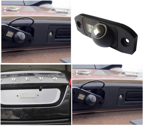 Vehicle Rear-View Backup Camera Car Parking Reverse Waterproof Cameras for Volvo S80 S80L S90 S40 S40L S60 S60L C30 C70 V60 XC90 XC60 XC70 V40R (Style1 - One Screw Hole) in Saudi Arabia