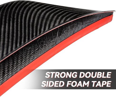DNA MOTORING 2-SPC-7707-CF STP-Style Carbon Fiber Rear Trunk Lid Spoiler Wing Compatible with 2016-2022 Malibu,Black in Saudi Arabia