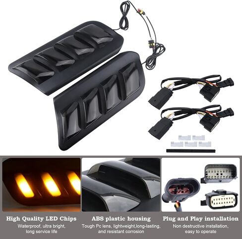 LED Side Marker Lights Turn Signal Lights Compatible with Ford Bronco Accessories 2021-2024, 2PCS (Not for Bronco Sport and Raptor Style) in Saudi Arabia