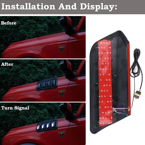 LED Side Marker Lights Turn Signal Lights Compatible with Ford Bronco Accessories 2021-2024, 2PCS (Not for Bronco Sport and Raptor Style) in Saudi Arabia