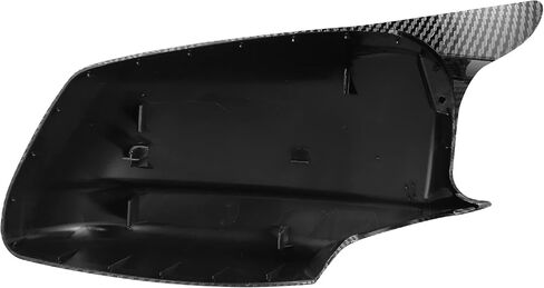 X AUTOHAUX زوج سيارة الخارجي مرآة الرؤية الخلفية يغطي غطاء استبدال لسيارات BMW 5 سلسلة F10 F11 F18 528i 530i 535i 550i 2011-2013 نمط ألياف الكربون in Saudi Arabia