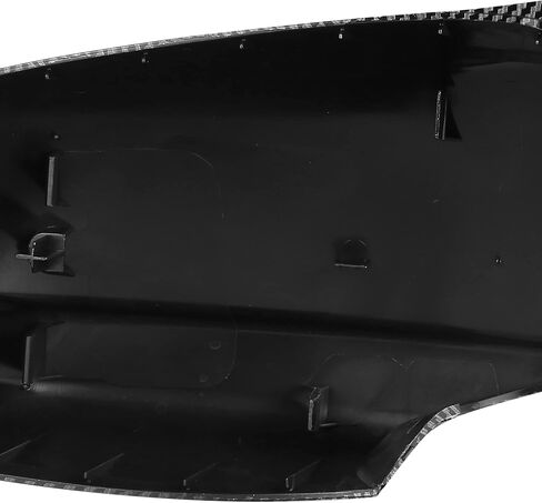 X AUTOHAUX زوج سيارة الخارجي مرآة الرؤية الخلفية يغطي غطاء استبدال لسيارات BMW 5 سلسلة F10 F11 F18 528i 530i 535i 550i 2011-2013 نمط ألياف الكربون in Saudi Arabia