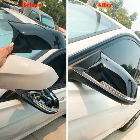 قبعات غطاء مرآة متوافقة مع سلسلة BMW 3 (F20 F22 F23 F30 F31 F32 F33 F36 F87 M2 X1 E84) 2 قطعة in Kuwait