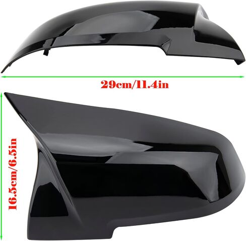 قبعات غطاء مرآة متوافقة مع سلسلة BMW 3 (F20 F22 F23 F30 F31 F32 F33 F36 F87 M2 X1 E84) 2 قطعة in Kuwait