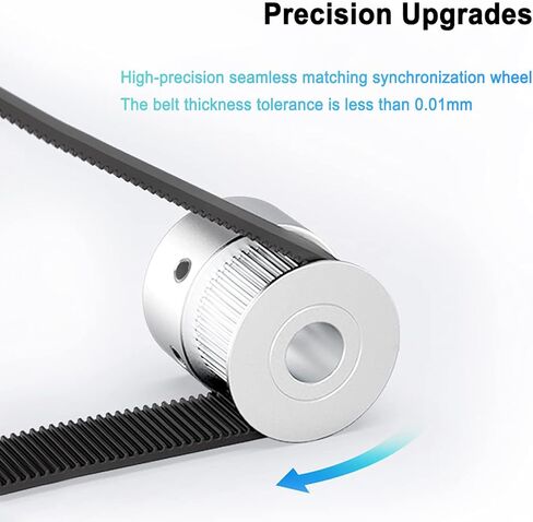 حزام توقيت 2GT-6mm - ملحقات الطابعة ثلاثية الأبعاد X Axis + Y Axis استبدال مجموعة حزام متزامن لـ Creality Ender 3 V2 in Kuwait