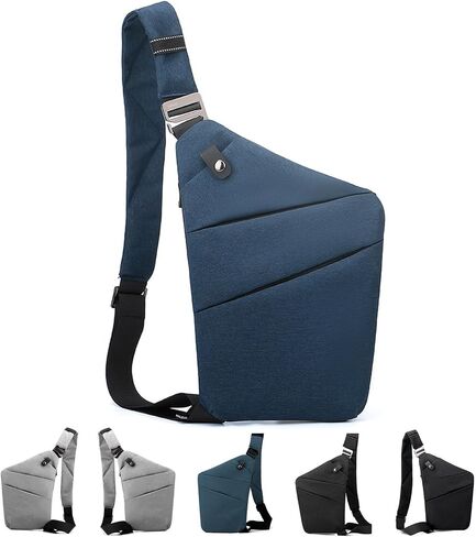 New Wander Plus Anti Theft Bag, Travel Purses Anti Theft Crossbody Bags with Adjustable Strap for Women Men Slim Sling Bag in Saudi Arabia