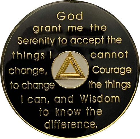 ميدالية مطلية باللون الذهبي AA لمدة عام واحد، رمز الاسترداد، رمز AA، مختوم من مادة الإيبوكسي الشفافة الثلاثية in Kuwait