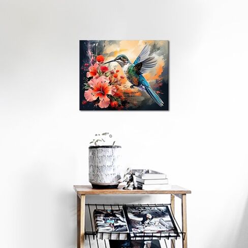 Rebotipy Paint by Numbers for Adults Japan Mount Fuji with Pagoda Flowering Cherry Paint by Number on Canvas Without Frame,DIY Oil Painting for Home Wall Decor(16x20inch) in Saudi Arabia