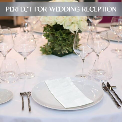Vplus 600 Pack Paper Napkins Guest Towels Disposable Premium Quality 3-ply Dinner Napkins Disposable Soft, Absorbent, Party Napkins Wedding Napkins for Kitchen, Parties, Dinners or Events(Gold) in Kuwait