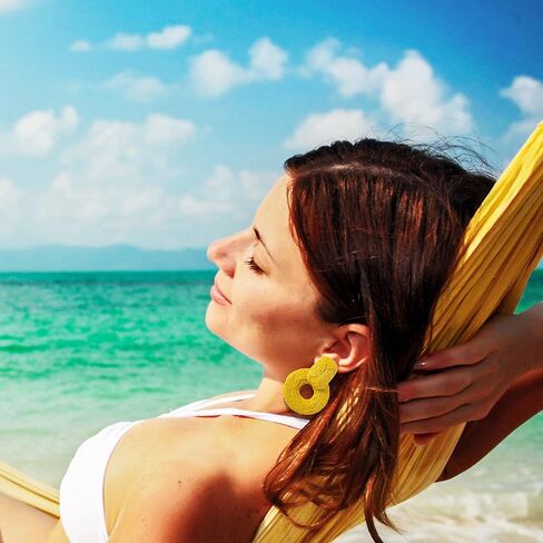 أقراط الرافية للنساء - 2.5 بوصة × 1.8 بوصة أقراط متعددة من الروطان أقراط بوهو أقراط الشاطئ أقراط هندسية من القش أقراط صيفية للفتيات أقراط متدلية in Kuwait