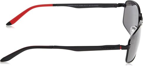 نظارات كاريرا للرجال Carrera 8012/S، مستقطبة باللون الأسود غير اللامع، 60 17 140 US in Saudi Arabia
