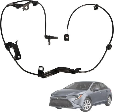 مستشعر سرعة العجلات الأمامية اليسرى ABS متوافق مع Toyota Corolla 2019 2020 2021 2022 استبدال 89543-12110 89543-02160 8954312110 8954302160 in Saudi Arabia