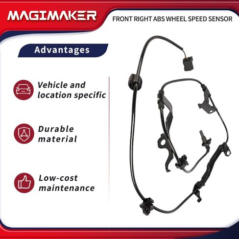 مستشعر سرعة العجلات الأمامية اليسرى ABS متوافق مع Toyota Corolla 2019 2020 2021 2022 استبدال 89543-12110 89543-02160 8954312110 8954302160 in Saudi Arabia
