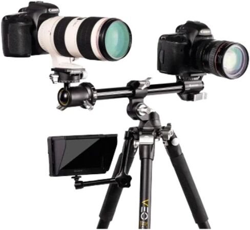 Vanguard VEO 3T+ 234AB 110S 4-Section Aluminum Travel Tripod with Ball Head, Black in Saudi Arabia