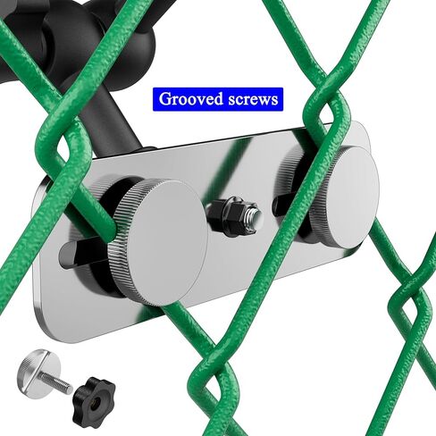 حامل سياج لجهاز Mevo Start والهواتف وGoPro وكاميرات الحركة الأخرى، حامل سياج هاتف قابل للتعديل متعدد النقاط لألعاب البيسبول والكرة اللينة وألعاب التنس (M2) in Kuwait