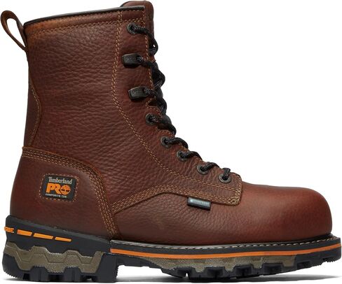 حذاء العمل الصناعي Boondock مقاس 8 بوصة من Timberland PRO للرجال مصنوع من مركب آمن ومقاوم للماء in Saudi Arabia