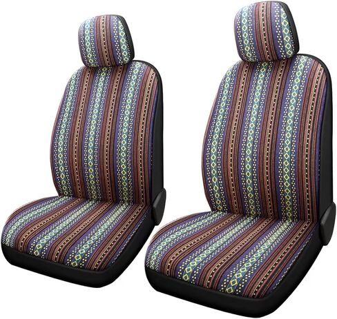 Car Seat Covers Low Back Baja Blanket Universal Size Fit for 5 Seats Mystical Boho 9pcs in Saudi Arabia