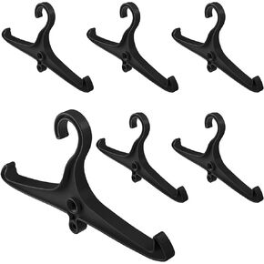 6 Pcs Scuba Hanger BC Regulator Hanger Scuba Diving Wetsuit Hanger with Din Threads Vest Hanger Tactical Gear for Dry Clothes BCD Side Hanging
