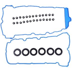 Valve Cover Gasket Set VS50808R Compatible for Chevrolet Impala Colorado Camaro Buick Enclave Cadillac SRX XTS 3.0L 3.6L V6 2011-2016