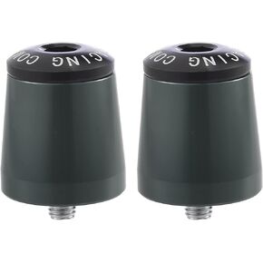 Motoforti 1 Pair Motorcycle Handlebar End Plugs 7/8" 22mm Aluminum Alloy Handle Bar End Plugs Caps for Kawasaki Ninja 400 2018-2021 Black