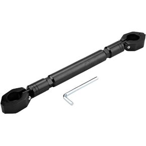 Universal Aluminum Alloy Motorcycle Balance Handlebar Cross Bar Motorbike Accessories Fit for 22mm Motorcycle Handlebar (Black)