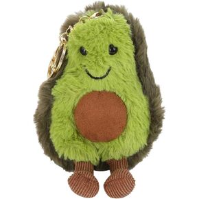 Cute Avocado plush keychain Toy,Stuff keychain 6 inch