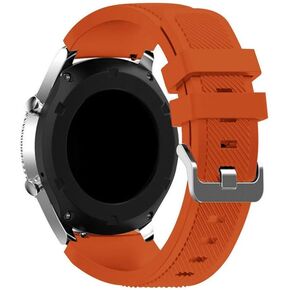 for Samsung Galaxy Watch 6/5/4 Band 40mm 44mm/Galaxy Watch 5 Pro 45mm/Galaxy Watch 6/4 Classic 47mm 43mm 46mm 42mm/Galaxy Watch 3 41mm/Active 2,20mm Rugged Silicone Sport Strap Men Women Wristband