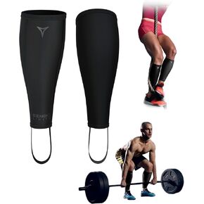 Deadlift Shin Guards – 7MM Shin Guard for Rope Climbing – Shin Sleeve Calf Protection Weight Lifting - Men & Women (1 Pair)