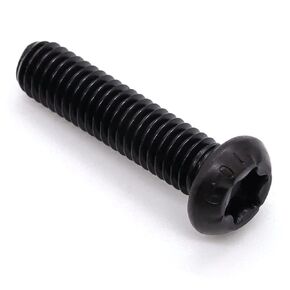Glvaner M6-1.0 x 25mm (25 pcs) Button Head Torx Drive Machine Screws, 10.9 Grade Alloy Steel, Black Oxide Finish, Full Thread Coverage