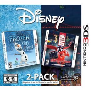 Disney Frozen & Big Hero 6 2 Pack - Nintendo 3DS (Renewed)