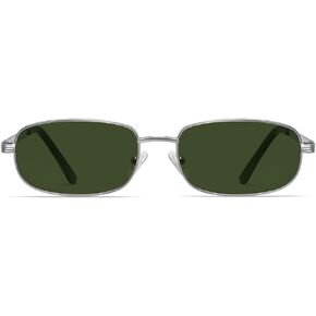 VANLINKER Vintage Rectangle Sunglasses for Womens Mens Retro 90s Small Narrow Trendy Sun Glasses VL9821