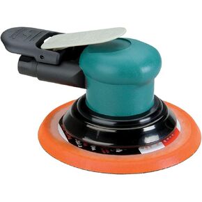 Dynabrade (59179) Dynorbital-Spirit 6" (152 mm) Diameter Random Orbital Sander, Non-Vacuum, with Hook Pad (54327) | Proportionate 3/16" (5 mm) Diameter Orbit | 12000 RPM Pneumatic Motor