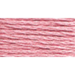 DMC 117-3354 Mouline Stranded Cotton Six Strand Embroidery Floss Thread, Light Dusty Rose, 8.7-Yard