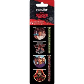 Netflix Stranger Things: Season 4 Magnetic Page Clips (6-Pack) Stationery in Saudi Arabia
