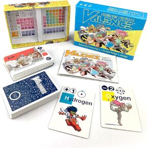 : Valence Card Game- Advanced Chemistry + Simple Rules + Ninjas! Teach Kids How Molecules Form and Chemicals Interact!