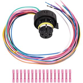 Compatible with 6l80E 6l90E External Harness Repair Kit Chevy GMC 6L80E 6L90E, Automatic Transmission 6R60 6R80 6R75, Wiring Plug in Connector TCM T43, Harness Pigtail Repair 1292813 350-0168